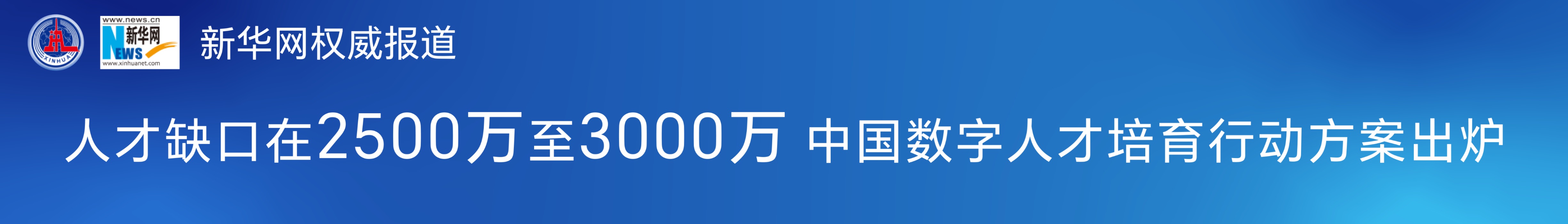 人才缺口在2500万至3000万 中国数字人才培育行动方案出