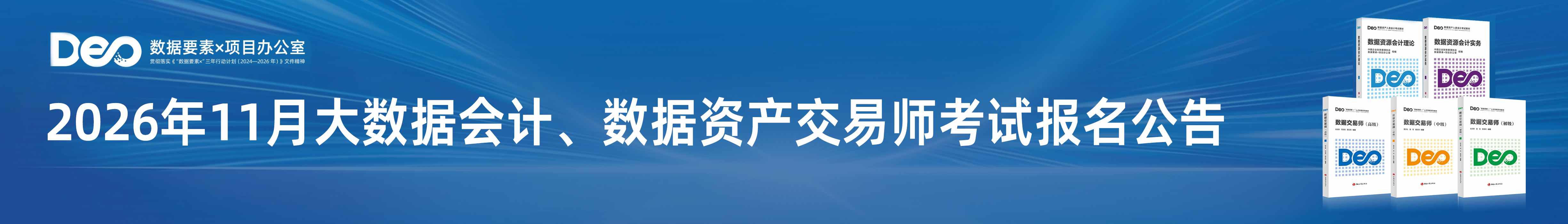 2026年11月大数据会计、数据资产交易师职业能力水平统一考